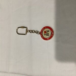 Vintage New York I love NY City keychain.